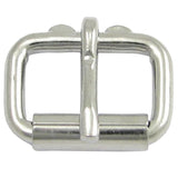 Hilason Western Tack Nickel Plated Wire Welded Rectangle Roller Belt Buckle