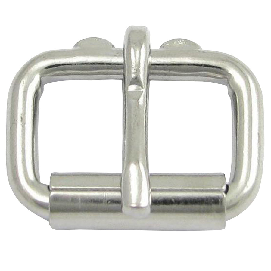 Pack Of 2 In Nickel Plated Wire Welded Rectangle Roller Belt Buckle - Uhorse