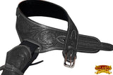 HILASON Western Right Hand Gun Holster Rig 22 Cal Leather Cowboy | Costume Belt