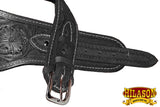 42 In Hilason Western Right Hand Gun Holster Rig 38 Cal Leather Cowboy