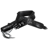 40 In Hilason Western Right Hand Gun Holster Rig 44/45 Cal Leather Cowboy