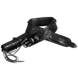 46 In Hilason Western Right Hand Gun Holster Rig 44/45 Cal Leather Cowboy - Uhorse