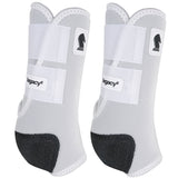 Classic Equine Lightweight Legacy2 Rear Hind Sports Boots Pair White