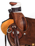 Western Horse Saddle American Leather Wade Ranch Roping Brown Hilason