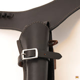 HILASON Western Right Hand Gun Holster Rig 44/45 Caliber Leather Cowboy | Costume Belt