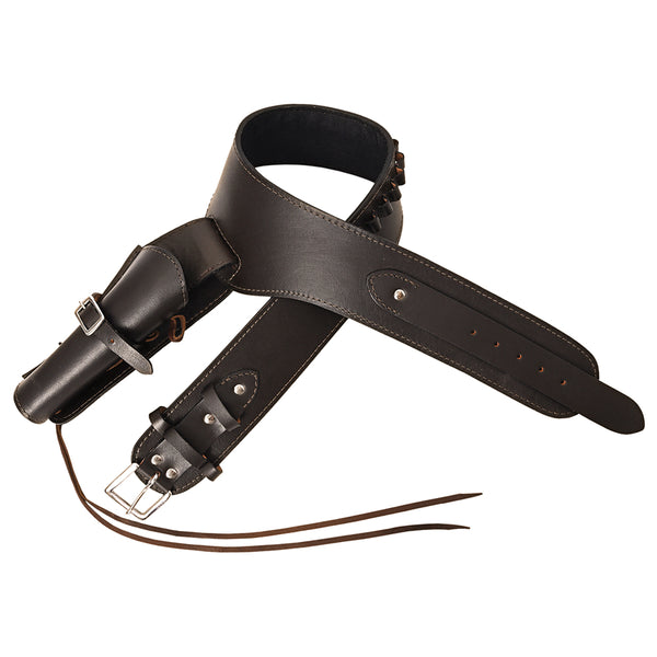 Hilason Western Right Hand Gun Holster Rig 44/45 Cal Leather Cowboy - Uhorse
