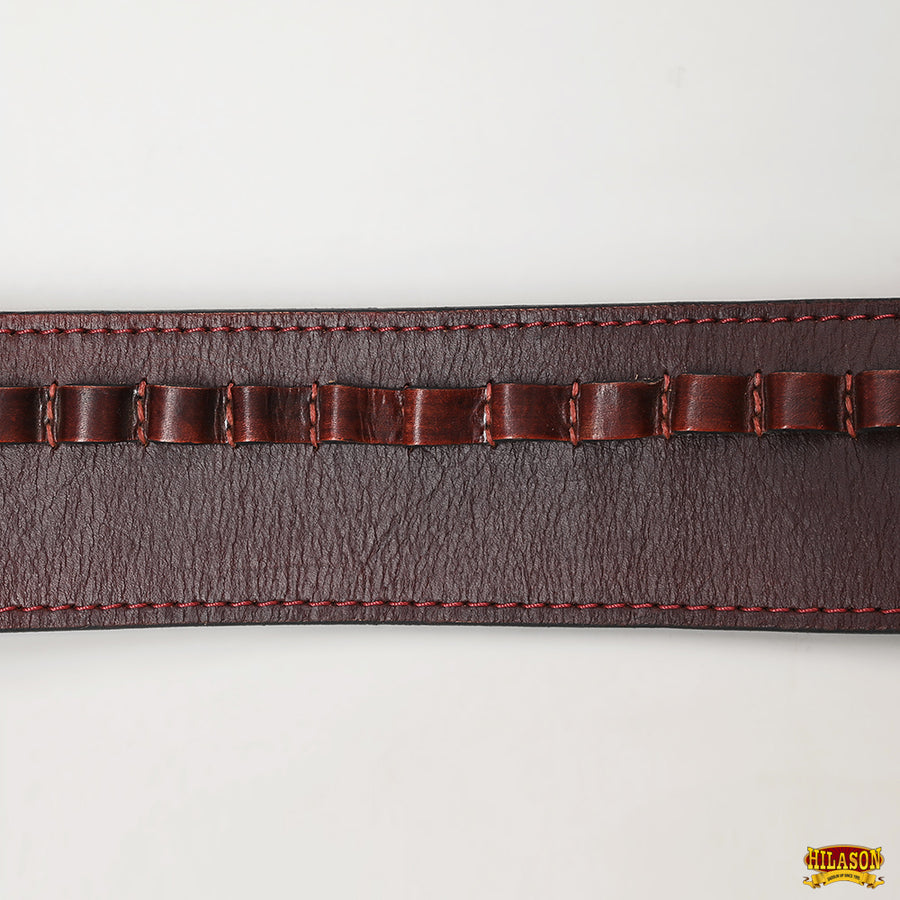 HILASON Western Right Hand Gun Holster Rig 44/45 Caliber Leather Cowboy | Costume Belt