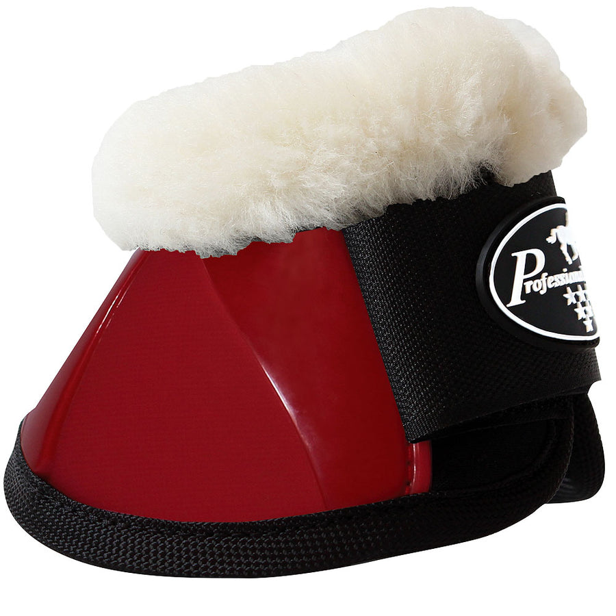 X Lrg Professional Choice Flexible H. Spartan Fleece Bell Boots by Hilason – Cowboy and equestrian accessories