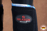 X Large Hilason Horse Medicine Sports Boots Rear Hind Leg Black Galaxy