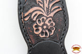 HILASON Western Horse Headstall Bridle American Leather Black Floral | for Horses Headstalls
