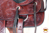 Hilason Custom Designed Rare Western Trick Riding Saddle Mahogany