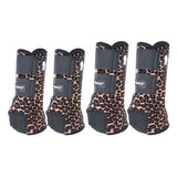 Classic Equine Legacy2 Horse Front Hind Sports Boots 4 Pack Cheetah