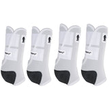 Classic Equine Legacy2 Horse Front Hind Sports Boots 4 Pack White