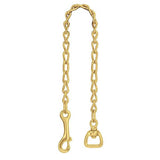 24" Hilason Western Brass Plated Malleable Iron Swivel Snap Lead Chain
