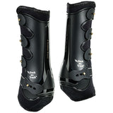 Full Back On Track Royal Flat Work Around Fetlock Horse Front Boots Black - Uhorse
