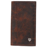 Ariat Multiple Slot Shield Concho Rodeo Wallet Brown Rowdy