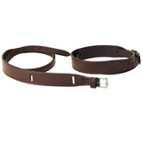 Medium Tory Leather English Bridle Jod Garters Buckle Black