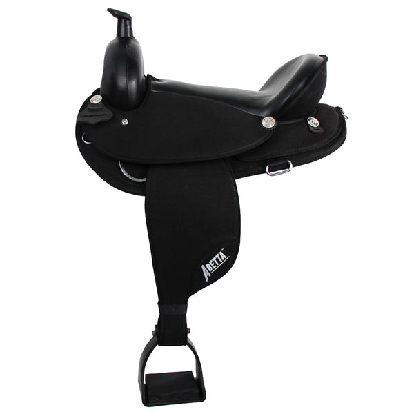 16 In Abetta Gaited Comfort Trail Saddle Cordura Synthetic Horse Saddle