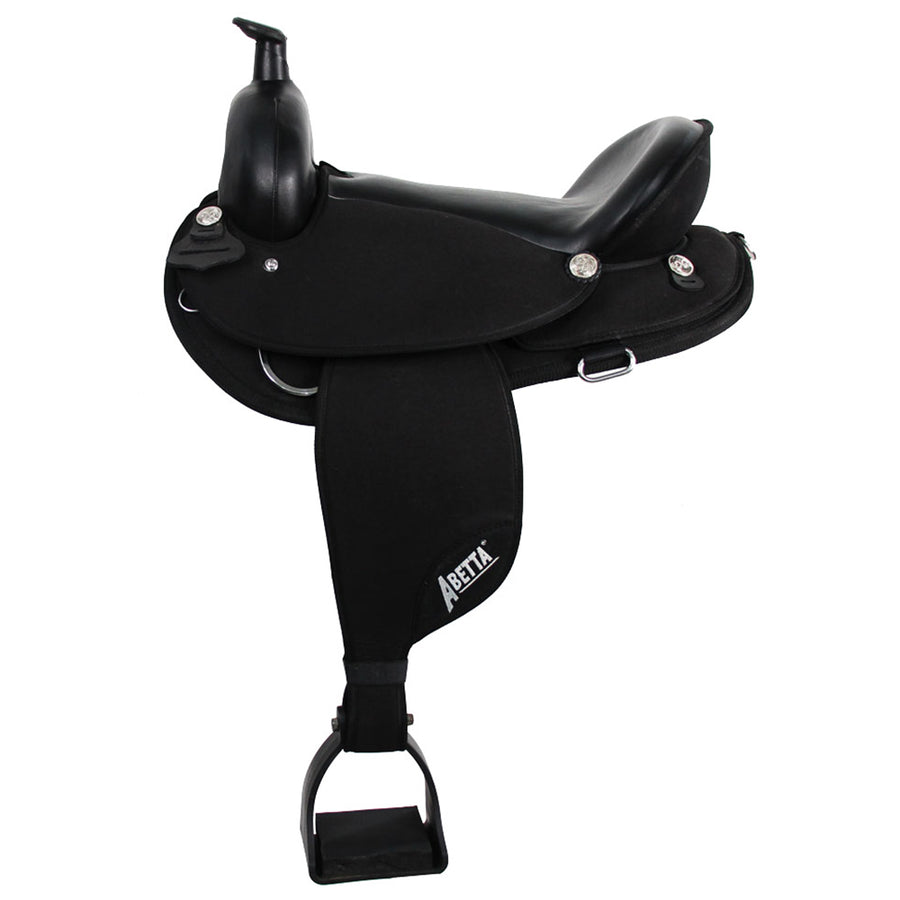 16 In Abetta Gaited Comfort Trail Saddle Cordura Synthetic Horse Saddle