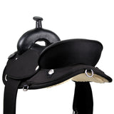 16 In Abetta Gaited Comfort Trail Saddle Cordura Synthetic Horse Saddle
