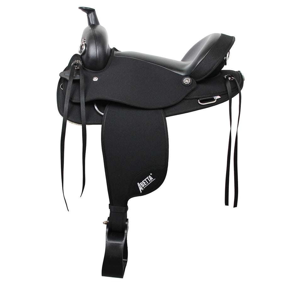 Abetta Trail Finder Nylon Western Saddle Super Cushion Seat 7" Gullet
