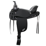 Abetta Trail Finder Nylon Western Saddle Super Cushion Seat 7" Gullet