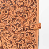 American Darling Portfolio Bag Hand Tooled Crocodile Embossed Genuine Leather Western Women | Student for Sketches