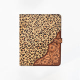 American Darling Portfolio Bag Hand Tooled Crocodile Embossed Genuine Leather Western Women | Student for Sketches