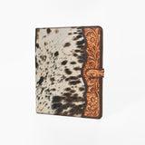 American Darling Hair-on Cowhide Floral Tooled Leather Western Portfolio - Uhorse
