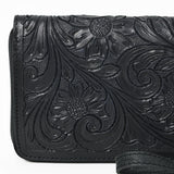 American Darling Clutch Hand Tooled Genuine Leather Western Women Bag Handbag Purse Tan | Purses for Cute