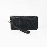 American Darling Clutch Hand Tooled Genuine Leather Western Women Bag Handbag Purse Tan | Purses for Cute
