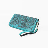 American Darling Clutch Hand Tooled Genuine Leather Western Women Bag Handbag Purse Tan | Purses for Cute