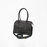 American Darling Hand-Tooled Leather Duffel Bag | Floral Carved Travel Carryall - Uhorse