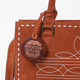 American Darling Tote Genuine Suede Leather Women Bag Western Handbag Purse | Travel Bags College Casual