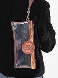American Darling Wristlet Bag, Hand-Tooled Floral Genuine Leather Western Travel Clutch with YKK Zipper and Wrist Strap