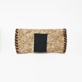 American Darling Handcrafted Western Sunglass Case, Genuine Hair-On Cowhide & Vegetable Tanned Leather Eyewear Pouch