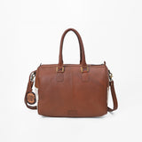 American Darling Women's Western Tooled Leather Speedy Handbag