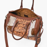 American Darling Women's Western Tooled Leather Speedy Handbag