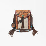 American Darling Western Cowhide Leather Fringe Bag