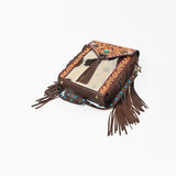 American Darling Western Cowhide Leather Fringe Bag