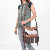 American Darling Western Hair-On Cowhide Crossbody Purse