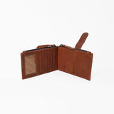 American Darling Card-Holder, Genuine Hair-On Cowhide & Full Grain Leather, Slim Western Travel Wallet