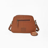American Darling Western Turquoise Floral Tooled Leather Wristlet & Crossbody Bag with Concho