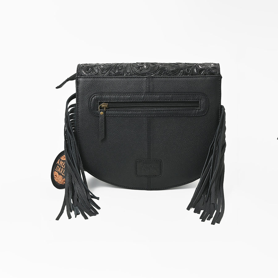 American Darling Western Hair-On Leather Crossbody Purse