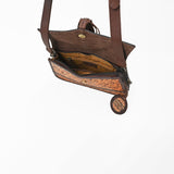 American Darling Western Tooled Fringe Shoulder Purse