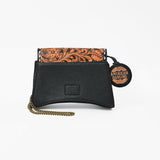 American Darling Western Tooled Leather Crossbody Bag with Hair-On Cowhide