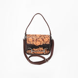 American Darling Western Embossed Leather Crossbody Bag w/ Horse Bit
