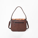 American Darling Western Embossed Leather Crossbody Bag w/ Horse Bit