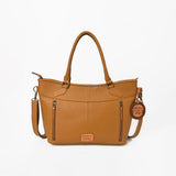 American Darling Western Leather Tote Bag with Hair-On Cowhide