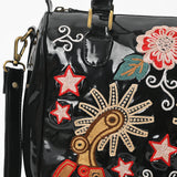 American Darling Patent Leather Western Barrel Handbag